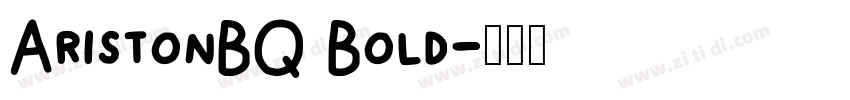 AristonBQ Bold字体转换